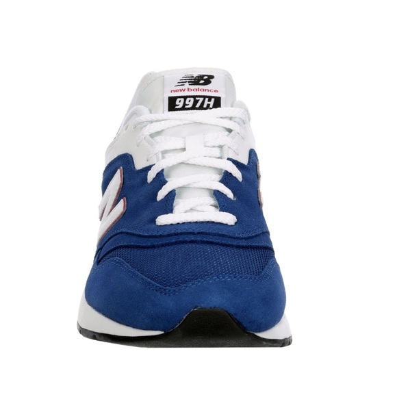 New Balance 997H CORDURA Blue/White-Red Men's Suede Athletic Running Shoes - Picture 5 of 7